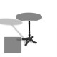 Çipa 1004 Döküm Ayak Yuvarlak Masa Çap 90cm - (Werzalit, Wermodin ve Allzalit Tabla) - Koyu Gri Çipa 1004 Döküm Ayak Yuvarlak Masa Çap 90cm - (Werzalit, Wermodin ve Allzalit Tabla) - Koyu Gri