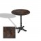 Çipa 1004 Döküm Ayak Yuvarlak Masa Çap 90cm - (Werzalit, Wermodin ve Allzalit Tabla) - Metalic Oxid 3