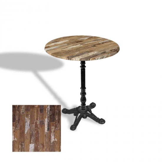 Çipa 1004 Döküm Ayak Yuvarlak Masa Çap 90cm - (Werzalit, Wermodin ve Allzalit Tabla) - Maracaibo