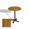 Çipa 1004 Döküm Ayak Yuvarlak Masa Çap 90cm - (Werzalit, Wermodin ve Allzalit Tabla) - Real Teak