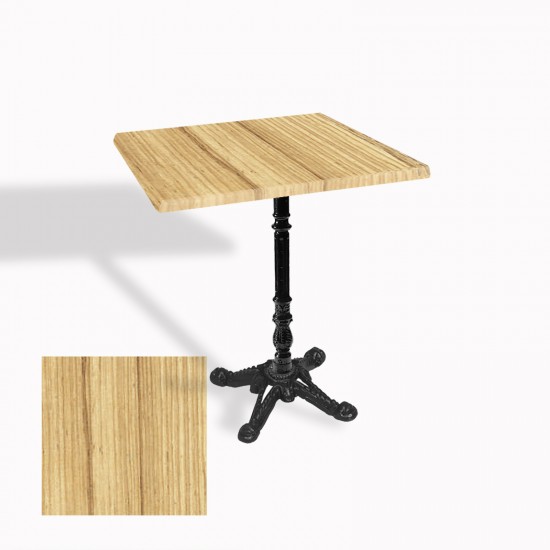Çipa 1004 Döküm Ayak Kare Masa 60X60 cm - (Werzalit, Wermodin ve Allzalit Tabla) - Coco Bolo
