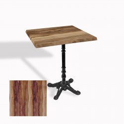 Çipa 1004 Döküm Ayak Kare Masa 60X60 cm - (Werzalit, Wermodin ve Allzalit Tabla) - Indiana Wood