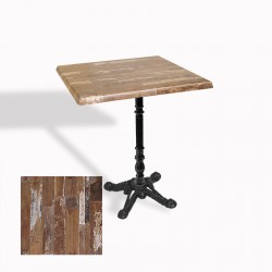 Çipa 1004 Döküm Ayak Kare Masa 60X60 cm - (Werzalit, Wermodin ve Allzalit Tabla) - Maracaibo