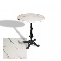 Çipa 1012 Döküm Ayak Yuvarlak Masa Çap 90cm - (Werzalit, Wermodin ve Allzalit Tabla) - Afyon Mermer