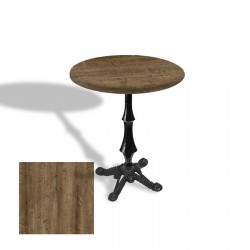 Çipa 1012 Döküm Ayak Yuvarlak Masa Çap 90cm - (Werzalit, Wermodin ve Allzalit Tabla) - Canyon Hidalgo