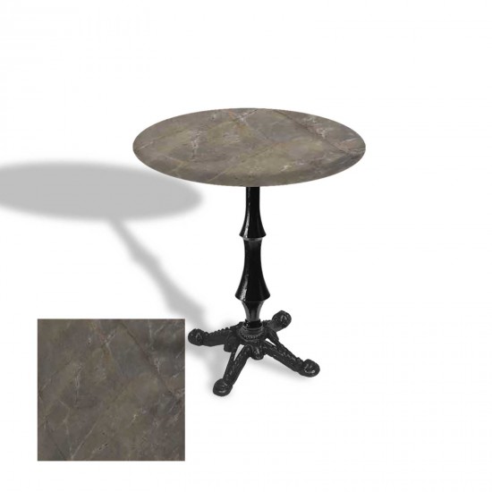 Çipa 1012 Döküm Ayak Yuvarlak Masa Çap 90cm - (Werzalit, Wermodin ve Allzalit Tabla) - Halong