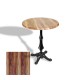 Çipa 1012 Döküm Ayak Yuvarlak Masa Çap 90cm - (Werzalit, Wermodin ve Allzalit Tabla) - Indiana Wood