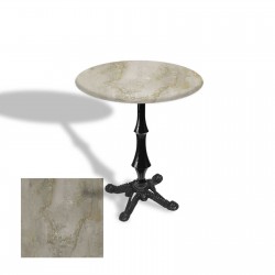 Çipa 1012 Döküm Ayak Yuvarlak Masa Çap 90cm - (Werzalit, Wermodin ve Allzalit Tabla) - Irony