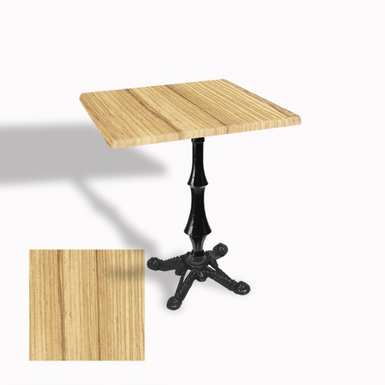 Çipa 1012 Döküm Ayak Kare Masa 60X60 cm - (Werzalit, Wermodin ve Allzalit Tabla) - Coco Bolo