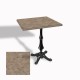 Çipa 1012 Döküm Ayak Kare Masa 60X60 cm - (Werzalit, Wermodin ve Allzalit Tabla) - Edgy Wood