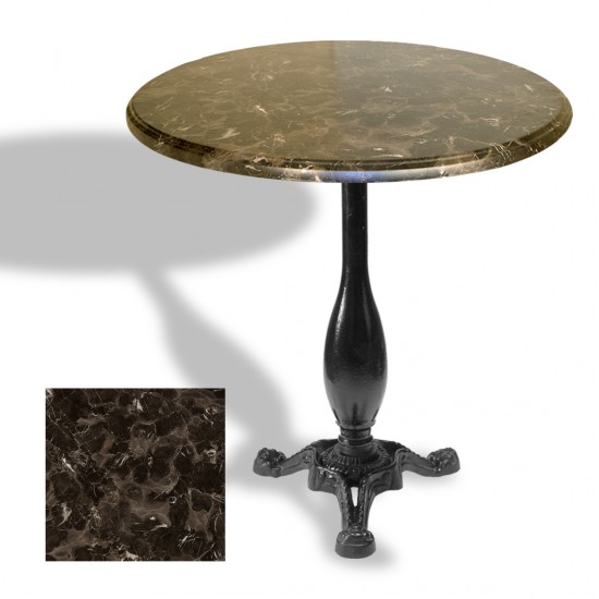 Çipa 2015 Döküm Ayak Yuvarlak Masa Çap 107cm - (Werzalit, Wermodin ve Allzalit Tabla) - Karacabey Mermer Çipa 2015 Döküm Ayak Yuvarlak Masa Çap 107cm - (Werzalit, Wermodin ve Allzalit Tabla) - Karacabey Mermer