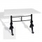 Çipa 3001 Döküm Ayak Masa 70x120 cm - (Werzalit, Wermodin ve Allzalit Tabla) - Beyaz