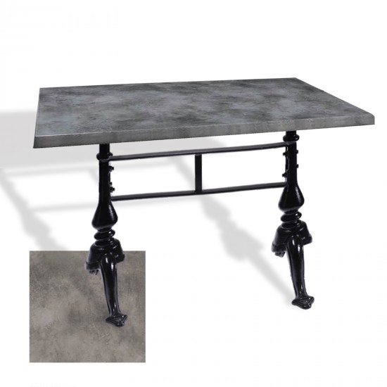 Çipa 3001 Döküm Ayak Masa 70x120 cm - (Werzalit, Wermodin ve Allzalit Tabla) - Copperfield