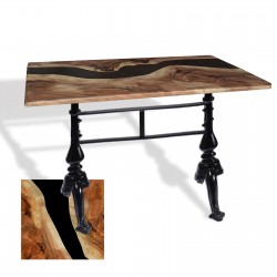 Çipa 3001 Döküm Ayak Masa 70x120 cm - (Werzalit, Wermodin ve Allzalit Tabla) - Epoxy