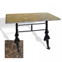 Çipa 3001 Döküm Ayak Masa 80x120 cm - (Werzalit, Wermodin ve Allzalit Tabla) - Karacabey Mermer