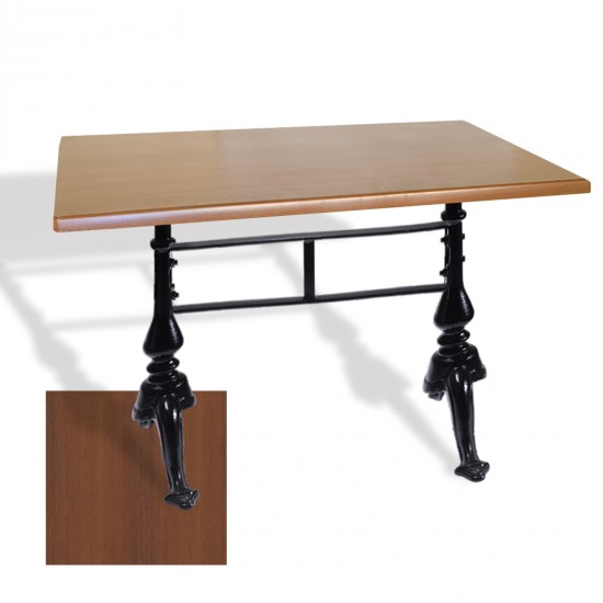 Çipa 3001 Döküm Ayak Masa 70x120 cm - (Werzalit, Wermodin ve Allzalit Tabla) - Koyu Ahşap Çipa 3001 Döküm Ayak Masa 70x120 cm - (Werzalit, Wermodin ve Allzalit Tabla) - Koyu Ahşap