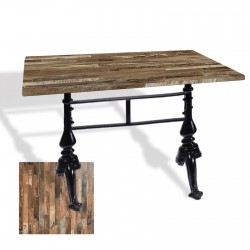 Çipa 3001 Döküm Ayak Masa 80x120 cm - (Werzalit, Wermodin ve Allzalit Tabla) - Maracaibo