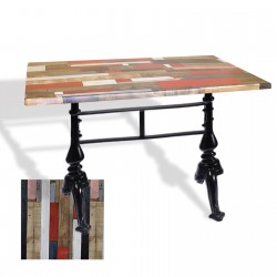 Çipa 3001 Döküm Ayak Masa 70x120 cm - (Werzalit, Wermodin ve Allzalit Tabla) - Redwood