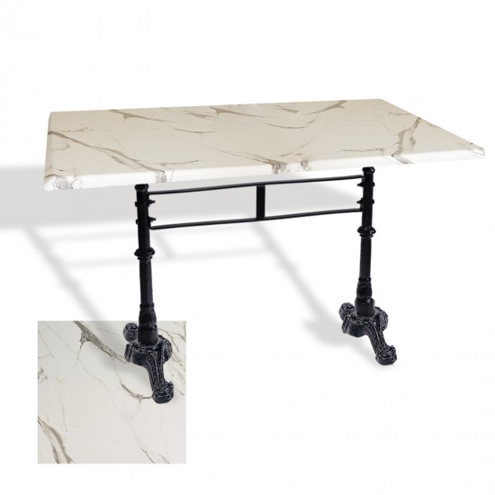 Çipa 3002 Döküm Ayak Masa 70x120 cm - (Werzalit, Wermodin ve Allzalit Tabla) - Afyon Mermer Çipa 3002 Döküm Ayak Masa 70x120 cm - (Werzalit, Wermodin ve Allzalit Tabla) - Afyon Mermer