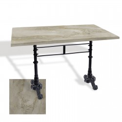 Çipa 3002 Döküm Ayak Masa 70x120 cm - (Werzalit, Wermodin ve Allzalit Tabla) - Irony