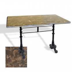 Çipa 3002 Döküm Ayak Masa 70x120 cm - (Werzalit, Wermodin ve Allzalit Tabla) - Karacabey Mermer