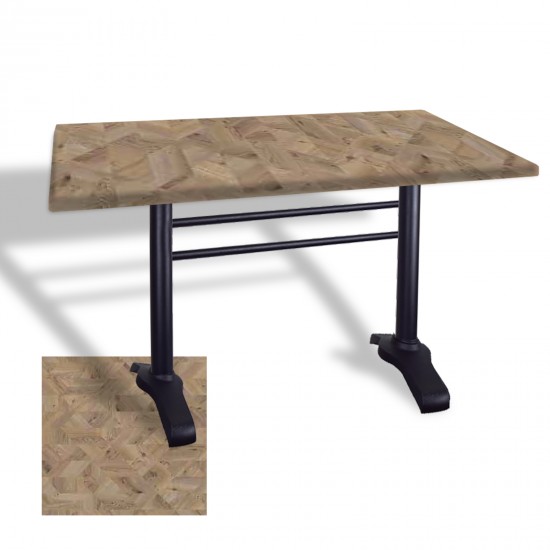 Çipa 3010 Döküm Ayak Masa 70x120 cm - (Werzalit, Wermodin ve Allzalit Tabla) - Edgy Wood Çipa 3010 Döküm Ayak Masa 70x120 cm - (Werzalit, Wermodin ve Allzalit Tabla) - Edgy Wood