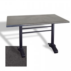 Çipa 3010 Döküm Ayak Masa 70x120 cm - (Werzalit, Wermodin ve Allzalit Tabla) - Grey Marble