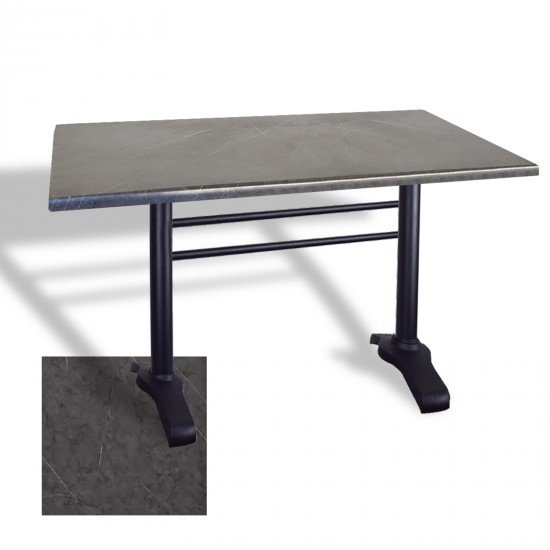 Çipa 3010 Döküm Ayak Masa 70x120 cm - (Werzalit, Wermodin ve Allzalit Tabla) - Grey Marble Çipa 3010 Döküm Ayak Masa 70x120 cm - (Werzalit, Wermodin ve Allzalit Tabla) - Grey Marble