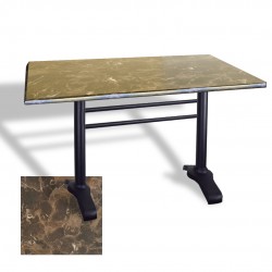 Çipa 3010 Döküm Ayak Masa 70x120 cm - (Werzalit, Wermodin ve Allzalit Tabla) - Karacabey Mermer
