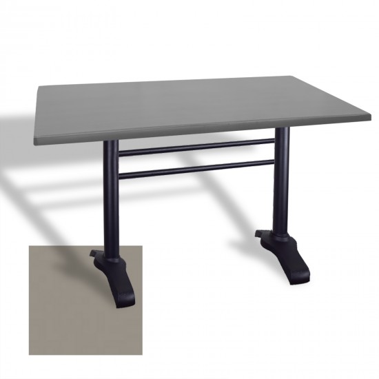 Çipa 3010 Döküm Ayak Masa 70x120 cm - (Werzalit, Wermodin ve Allzalit Tabla) - Koyu Gri Çipa 3010 Döküm Ayak Masa 70x120 cm - (Werzalit, Wermodin ve Allzalit Tabla) - Koyu Gri