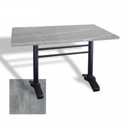 Çipa 3010 Döküm Ayak Masa 80x120 cm - (Werzalit, Wermodin ve Allzalit Tabla) - Light Temperado