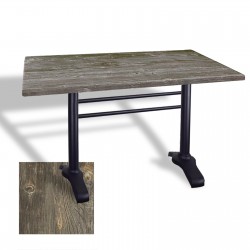 Çipa 3010 Döküm Ayak Masa 80x120 cm - (Werzalit, Wermodin ve Allzalit Tabla) - Old Pine