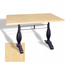 Çipa 3011 Döküm Ayak Masa 70x120 cm - (Werzalit, Wermodin ve Allzalit Tabla) - Akçaağaç