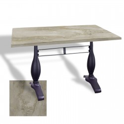 Çipa 3011 Döküm Ayak Masa 80x120 cm - (Werzalit, Wermodin ve Allzalit Tabla) - Irony