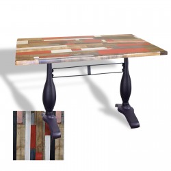 Çipa 3011 Döküm Ayak Masa 80x120 cm - (Werzalit, Wermodin ve Allzalit Tabla) - Redwood