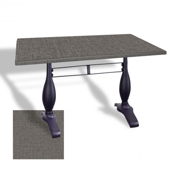 Çipa 3011 Döküm Ayak Masa 80x120 cm - (Werzalit, Wermodin ve Allzalit Tabla) - Twister