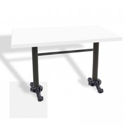 Çipa Laminat Tabla Masa (70X120) - Beyaz