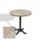 Çipa Laminat Yuvarlak Masa Çap 70cm ESB - Scala Marble