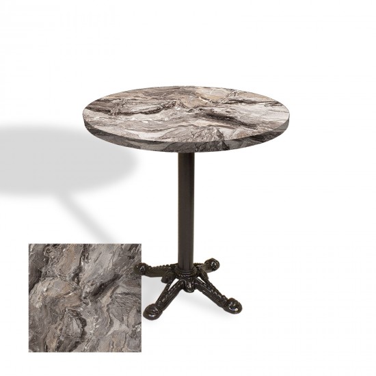 Çipa Laminat Yuvarlak Masa Çap 70cm ESB - Sydney