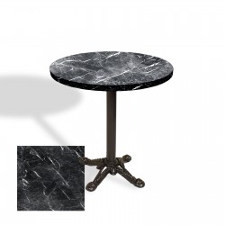 Çipa Laminat Yuvarlak Masa Çap 60cm ESB - Teramo