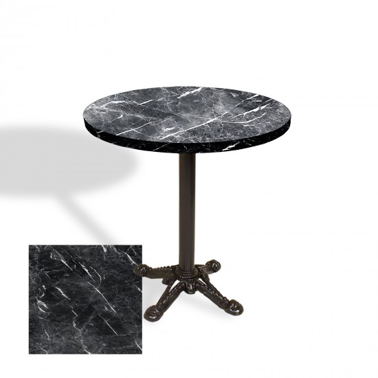 Çipa Laminat Yuvarlak Masa Çap 60cm ESB - Teramo