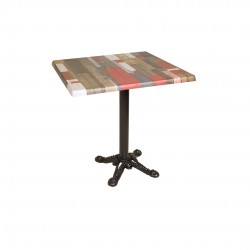 Çipa Werzalit Kare Masa ESB 80X80 - Red Wood Çipa Werzalit Kare Masa ESB 80X80 - Red Wood