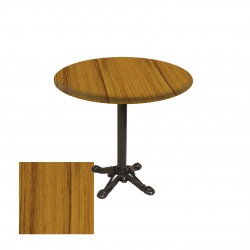 Çipa Werzalit Yuvarlak Masa Q 80cm ESB -Real Teak