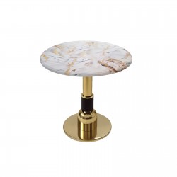 Gold Yuvarlak Masa  Çap 60cm - (Werzalit, Wermodin ve Allzalit Tabla) - Gold