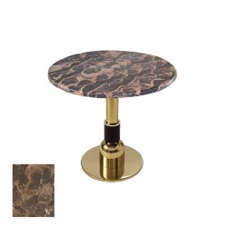 Gold Yuvarlak Masa  Çap 60cm - (Werzalit, Wermodin ve Allzalit Tabla) - Karacabey Marble