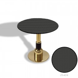 Gold Yuvarlak Masa  Çap 70cm - (CDF Tabla) - Desen Kod:4210