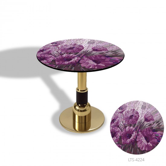 Gold Yuvarlak Masa Çap 80cm - (CDF Tabla) - Desen Kod:4224 Gold Yuvarlak Masa Çap 80cm - (CDF Tabla) - Desen Kod:4224