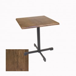 Halley Werzalit Kare ESB Mutfak Masası 80X80 - Rustik Dark