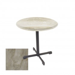 Halley Yuvarlak ESB Masa Çap 90cm - (Werzalit, Wermodin ve Allzalit Tabla) - Irony