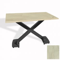 İks Masa ESB (80x140 - Werzalit, Allzalit yada Wermodin Tabla) - Golden Marble